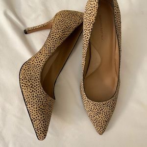 Banana republic pumps. Leopard